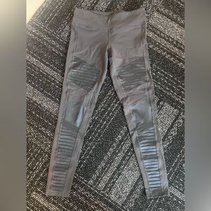 🩷Gray Moto Viral ALO YOGA Leggings